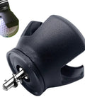 End Of Putter Golf Ball Picker With Triple Claw Grip For All Putters, Real Handy Retriever Tool shown with ergonomic handle