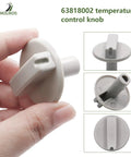 Close-up of hand holding Temp Control Knob For TPI 63818002 Replacement Parts Two Pack Beefy Heavy Duty High Temperature Resistant