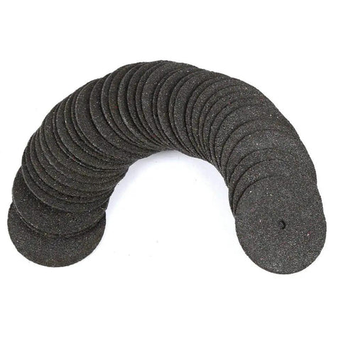 36 Pieces Heavy Duty 24Mm Abrasive Cutting Discs Compatible With Dremel Rotary Tools For Metal And Wood Jobs Quick Swap Cut Off Wheels, stacked circular cutting wheels.
