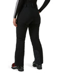 Back view of Alphelia 2.0 Women's Ski Pants Insulated Waterproof Snow Trousers Black 990 X Small with breathable tech