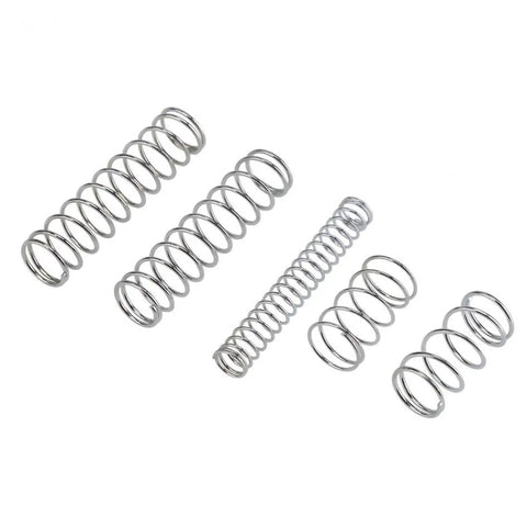 Top Tier 200 Piece Steel Spring Assortment Kit With 20 Different Sizes For Home Repairs Heavy Duty Metal Springs Essential Tool For Pros And DIYers, five steel compression springs
