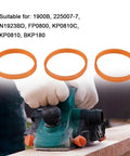 Grab This 3 Piece Drive Belt Replacement Kit For Your Ride! Fits Models Like 225007, 1900B, And N1923B. These Durable Belts Slash Vibration And Boost Engine Performance While Delivering Smooth High Mileage Power Without The Hassle Of Frequent. 3 orange drive belts for 1900B, 225007-7, and N1923BD tools