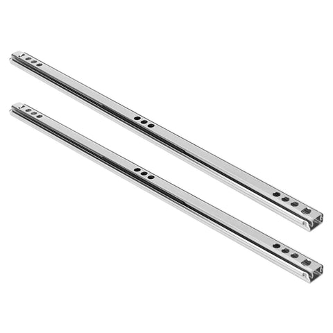Smooth Gliding Cold Rolled Steel Drawer Slide Rail For Cabinets And Furniture, ball bearing mechanism, shown from side