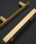 Sleek Champagne Bronze Cabinet Pulls 5 Inch 128mm Hole Centers 10 Pack Kitchen Drawer Handles Hardware Durable Easy Install