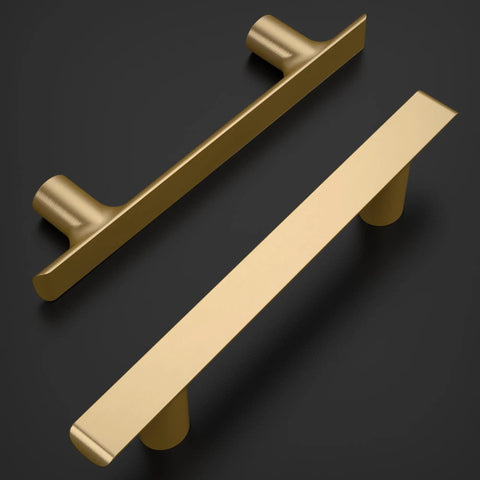 Sleek Champagne Bronze Cabinet Pulls 5 Inch 128mm Hole Centers 10 Pack Kitchen Drawer Handles Hardware Durable Easy Install