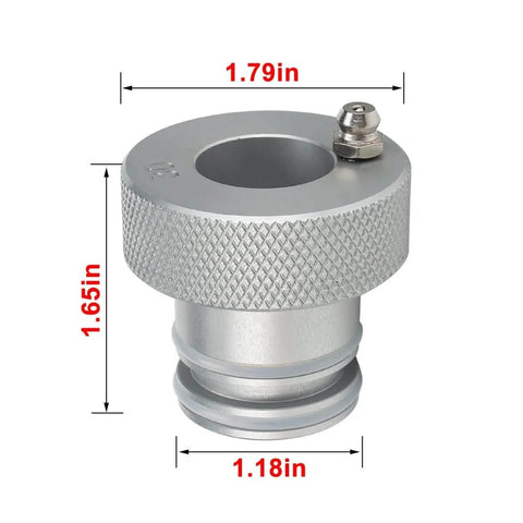 30mm Wheel Bearing Greaser Tool for Can Am Maverick Commander Outlander UTV ATV Bearings 6063 Aluminum Alloy with Knurl Grip