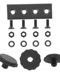 Sliding Barn Door Hardware Connector Kit With Track Connecting Plate For Heavy Duty Metal Construction And Easy Door Alignment Includes Track Fixing Connector For Farmhouse Style Interiors And Modern Barn Doors components