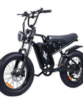 Rip Through Town And Trails With A Ridiculously Sweet Electric Bicycle Designed For Fast Commuting And Serious Weekend Cruising Using A Beefy Motor For Lightning Acceleration And Massive Range, black fat tire model.