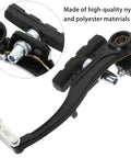 Two Set Bike Brake Kit For Road And Mountain Bikes, Aluminum Calipers, Durable Rubber Pads, Easy Install, close-up view.