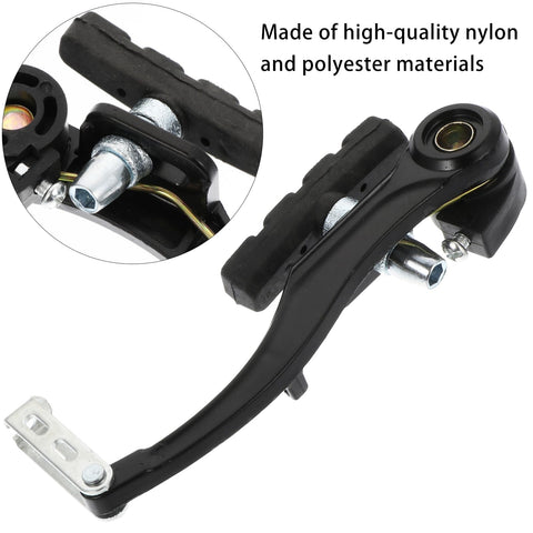 Two Set Bike Brake Kit For Road And Mountain Bikes, Aluminum Calipers, Durable Rubber Pads, Easy Install, close-up view.