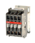 Single 3-Pole 25A AC Contactor for Industrial Automation, 220-230V 50Hz & 230-240V 60Hz Coil, front view, DIN-mount, screw terminals