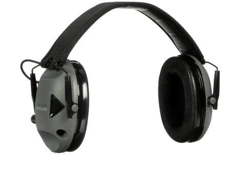 Sport RangeGuard Electronic Hearing Protector With Voice Amplification For Shooting Range And Hunting, NRR 21 dB, Low Profile Cups, Recessed Microphones For Wind Noise Reduction And Clear Communication