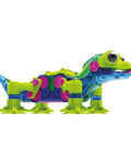 Side view of GeckoBot 2.0 Wall Climbing Robot Kit with suction cup feet, guided assembly, and STEM hands-on build for kids.