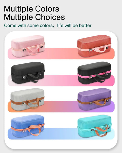 Variety of Hard Travel Case For Dyson Hair Dryer And Accessories Ultra Durable Shockproof Shell in multiple colors