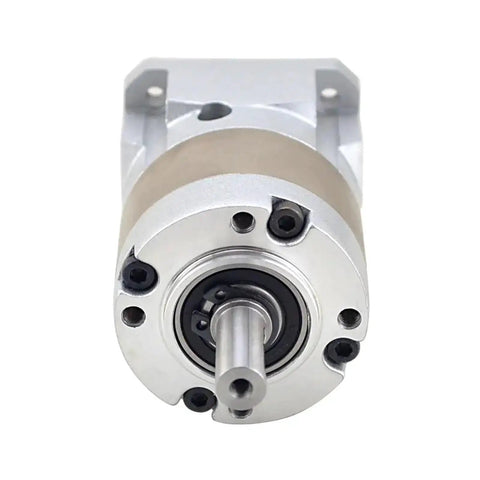Kickin Performance Nema 17 Planetary Gearbox with smooth output shaft and mounting points, compatible with stepper motors.
