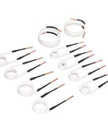 Top Shelf Induction Heater Coil Kit Using Premium Brass Core Wire Shaped To Blast Through Frozen Hardware And Scaly Bolts Delivers Sweet Storage Simplicity Through A Lightweight Carry Tub For Road Warriors - Coiled heating wires in various lengths.