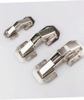 4 Inch Damping Wardrobe Hinges Easy Install No Slam Soft Close Cabinet Door Hinges Stainless Steel 4 Piece Set