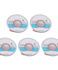 Five rolls of Copper Solder Wick Braid Pack for Desoldering with High Conductivity Pro Grade 1.5m Length and 3.5mm Width.