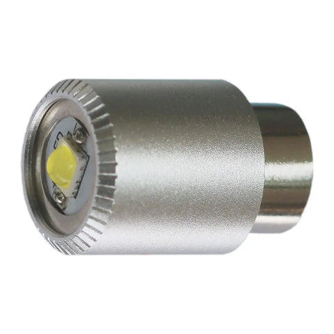 Upgrade Your Maglite Flashlight With A 530 Lumen LED Module For 3 To 6 C Or D Cells, shiny metal component