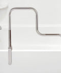 Adjustable Tub And Shower Grab Bar For Seniors With Textured Non Slip Handle Rust Resistant Safety Rail 250 Pound Capacity