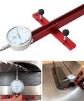Table Saw Alignment Gauge With 0.001 Inch Dial Indicator, Pro Grade Calibration Tool For 3/4 Inch Miter Slots, Sturdy Aluminum Build