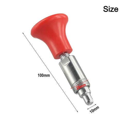 Hella Durable Spring Loaded Steel Pull Pin For Gym Machines And Fitness Equipment Replacement Featuring Secure Reset Bar With Comfortable Plastic Grip Built To Dominate Your Daily Strength Training