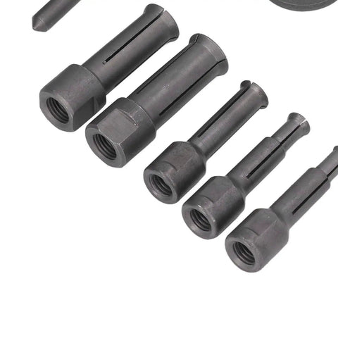 Inner Bearing Extractor Set Motorcycle Bearing Puller Sleeve Bearings 9mm To 23mm Steel Heat Treated 10 Piece Set Tools For Bike Wheels