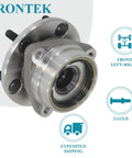 Front Wheel Bearing And Hub Assembly For Jeep Cherokee 1984 To 1989 Comanche 1986 To 1989 Wagoneer 1984 To 1989 And Wrangler 1987 To 1989 4WD With 5 Lugs 513107 Replacement Fits Front Driver Or Passenger Side, shown close-up with 5 lugs.