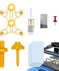 Windshield Crack Repair Kit for Cars, Quick Glass Fix Tool for Auto Glass, including resin, cap, and repair accessories
