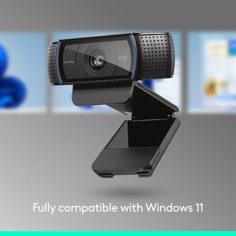 No Drama Hd Webcam Delivering Crisp 1080P Video At Dead Smooth 30Fps features sleek black design with a mount for laptops and monitors.