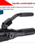 Handle view of Hydraulic Knockout Hole Punch Driver Kit With Six Die Set for electrical conduit cutting, featuring comfortable grip.