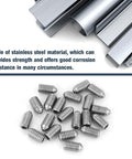 Zero Hassle M6x10 Spring Ball Plunger Screws Twenty Piece Set Premium Stainless Steel, showing corrosion-resistant plunger screws.