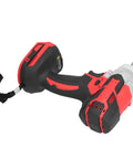 Ftovgue Brushless Impact Wrench Cordless High Torque 250Nm Electric Driver with 18V Battery, showing side view and ergonomic grip.