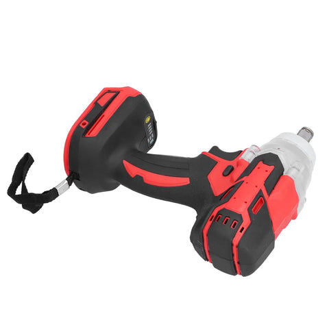 Ftovgue Brushless Impact Wrench Cordless High Torque 250Nm Electric Driver with 18V Battery, showing side view and ergonomic grip.