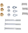 Solid Rear Door Hinge Repair Pin Kit For Land Rover Defender 90 110 130 Models Fits OEM 330953, steel bolts and springs