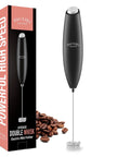 Powerful Milk Frother With Double Whisk Handheld Electric Foam Maker Portable Mini Blender Foamer Stirrer For Coffee Latte