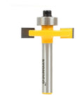 Slot Cutter Router Bit With One Quarter Inch Shank For One Quarter Inch Wide By Three Eighths Inch Deep Slots And Rabbets Dual Carbide Cutters C3