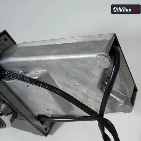 Close-up of die-cast aluminum housing for Outboard Remote Throttle Control Console Top Mount With Single Lever Binnacle Control And Key Switch