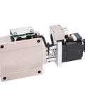 Precision Rail Slide Stage SPX615L With Cross Roller X Axis Platform And Stepper Motor Drive For CNC Machinery, 60x60 mm aluminum
