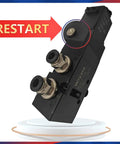 Push Pull Air Valve Four Way Two Position Manual Heavy Duty Tailgate Valve for Dump Trucks with 12V Electronic Control and Emergency Button