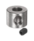 Beefy 5mm Bore Stainless Steel Shaft Collar With Set Screw, 10mm Outside Diameter 7mm Thick, 304 Stainless, Rugged Positioner, Spacer