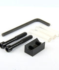 SR 22 V Block Stabilizer For Ruger 10 22 1022 With Bolt Screw Set and Three Buffer Cushions Aluminum 6061 T6 Black Finish