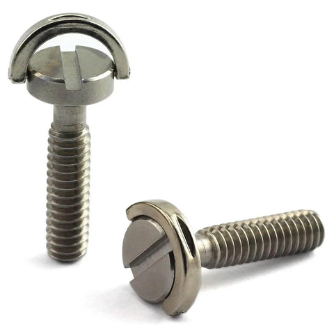 Two Pack One Quarter Twenty D Ring Stainless Steel Camera Fixing Screws For Tripod And Monopod Quick Release Plates 26mm Shaft Mounting Screws Durable Rust Resistant Hardware For Secure Camera Setup
