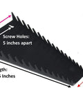 Black wrench organizer dimensions, 7.5-inch top width, 2.25-inch bottom width, 12.5-inch length. Red And Black 16 Tool Standard Wrench Organizer 2 Pack Heavy Duty Wrench Storage Rack Tray For Toolbox Or Wall Mount Built For Quick Access And Easy Grab Holds Up To 16 Standard Wrenches Per Tray Wrenches Not Included.