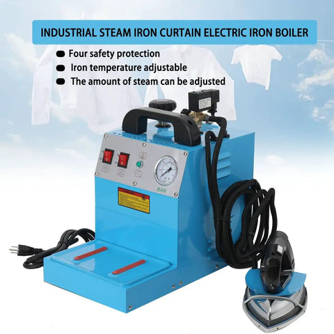 No Sweat Commercial Steam Iron With Four Liter Tank Pro Grade Industrial Steamer For Garment Shops And Hotels fast heat with adjustable steam.