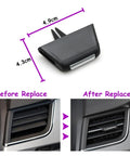 Air Vent Adjustment Clip For Audi Q7 2016 2019 Replacement Vent Tab Clip For HVAC AC Outlet Paddle Repair Kit Durable Auto Interior Upgrade Direct Fit Easy Install DIY Ready Airflow Control, 4.9cm clip