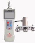 Portable Digital Force Gauge With Split Pulley Sensor For Rope Tension Testing, Wire And Belt Tension Meter, Auto Backlit LCD, Rechargeable, Three Unit Modes N Lb Kg, Resolution 0.001 Kg And 0.01 N, Range 50N To 2000N, with split pulley sensor