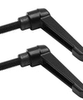 2 Pack Adjustable Clamping Lever Knobs M8 X 25mm Male Thread Push Button Ratchet Levers For Machinery Replacement