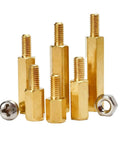 Pro Grade Hex Brass Standoff Kit For M2.5 M3 M4 PCBs And Motherboard Spacing With Male And Female Pillars Bolts Nuts Complete 210 Piece Assortment For Precise Stacking And Durable Builds brass hex standoffs with nuts