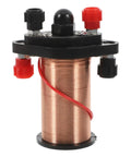 Hands On Electromagnetic Induction Solenoid Kit For High School Physics primary coil with copper winding and connectors
